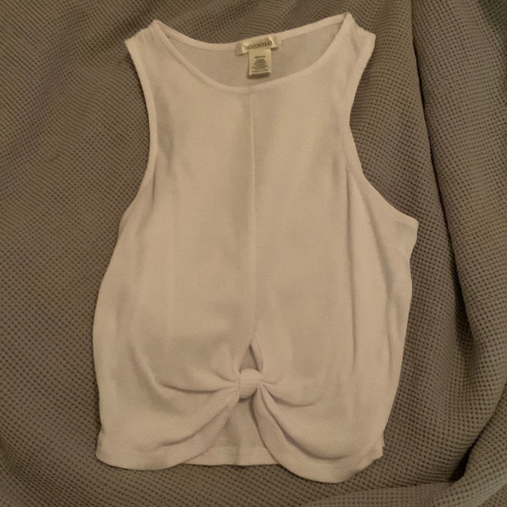 White crop top